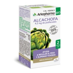 Arkopharma Arkocapsulas Alcachofa BIO (40 caps) | Farmacia Tuset