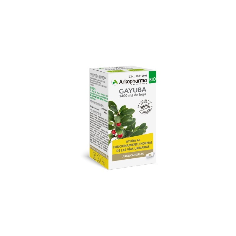 Arkopharma Arkocapsulas Gayuba BIO (45 caps) | Farmacia Tuset