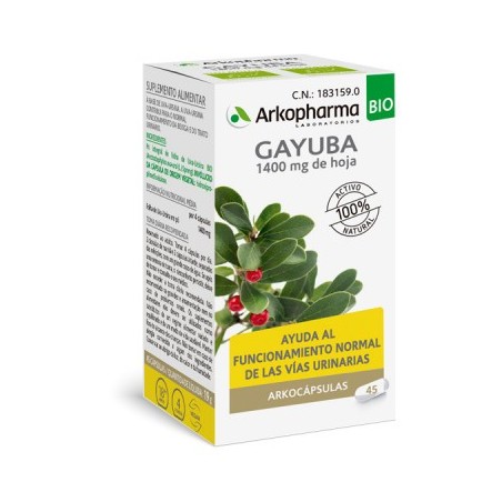 Arkopharma Arkocapsulas Gayuba BIO (45 caps) | Farmacia Tuset