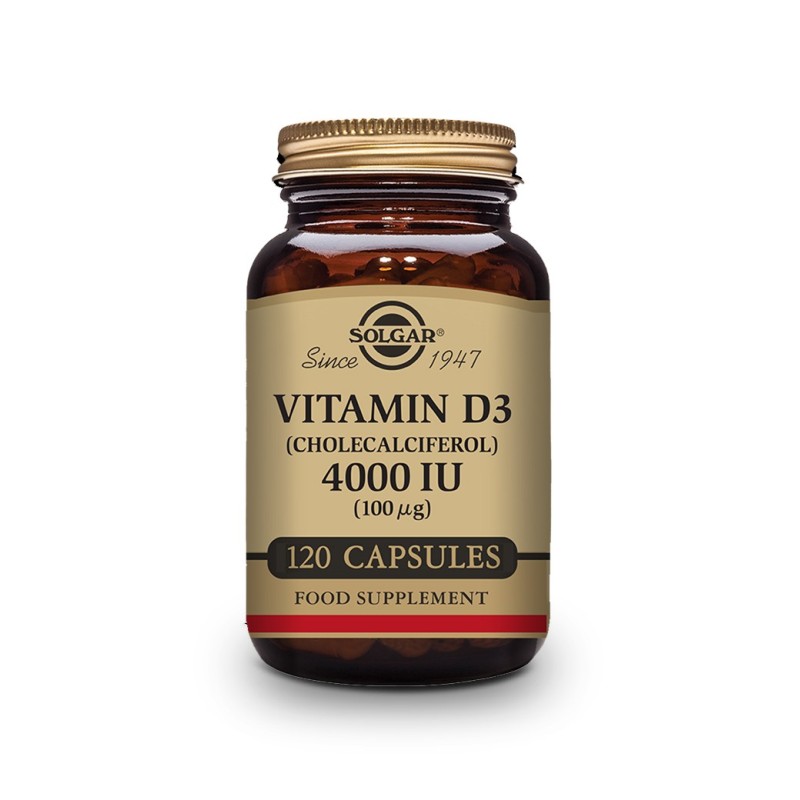 Solgar Vitamina D3 4000UI (120 caps) | Farmacia Tuset