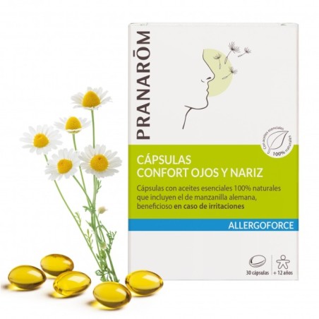 Pranarom Allergoforce Cápsulas Confort Ojos y Nariz (30 caps) | Farmacia Tuset