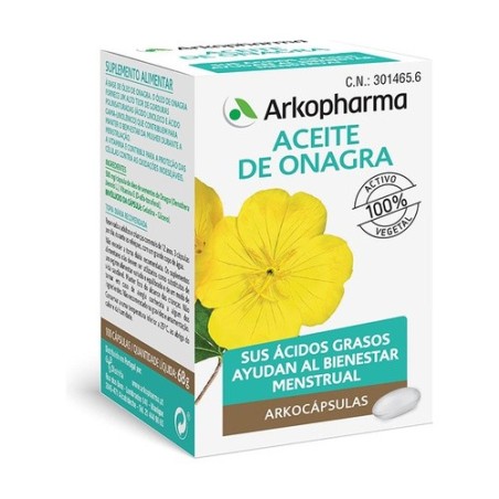 Arkopharma Arkocapsulas Aceite Onagra BIO (100 caps) | Farmacia Tuset