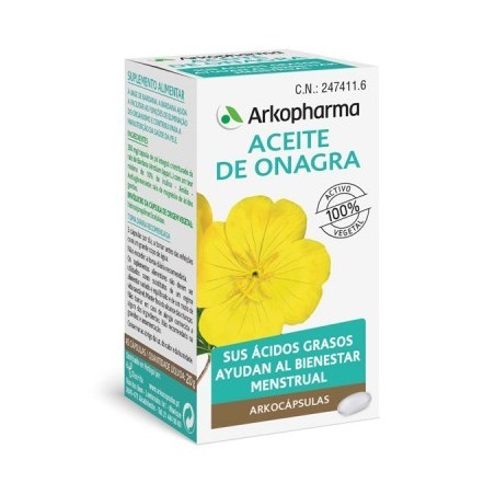 Arkopharma Arkocapsulas Aceite Onagra BIO (50 caps) | Farmacia Tuset