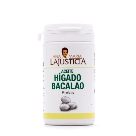 Ana María Lajusticia - Aceite Hígado Bacalao (90 perlas) | Farmacia Tuset