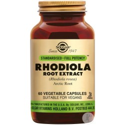 Solgar Rhodiola (60 cápsulas) | Farmacia Tuset