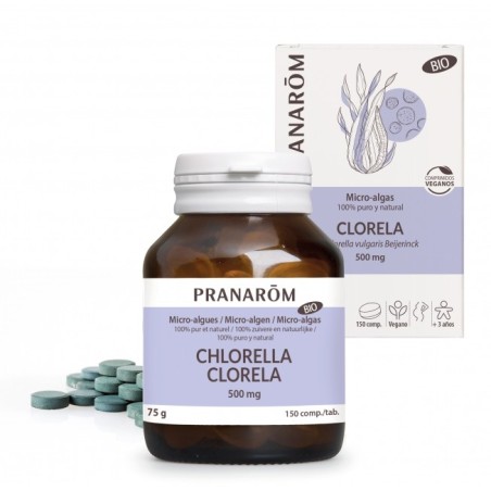 Pranarom Chlorella BIO (150 comp) | Farmacia Tuset