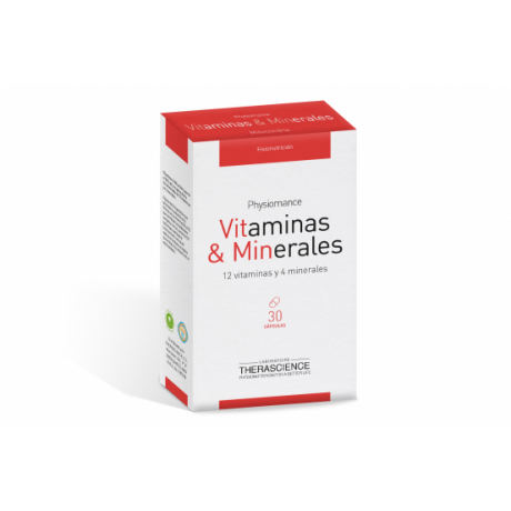 Physiomance Vitaminas y minerales 30 cápsulas | Farmacia Tuset