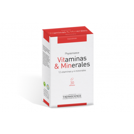 Physiomance Vitaminas y minerales 30 cápsulas | Farmacia Tuset