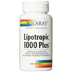 Solaray Lipotropic 1000 Plus (100 cápsulas) | Farmacia Tuset