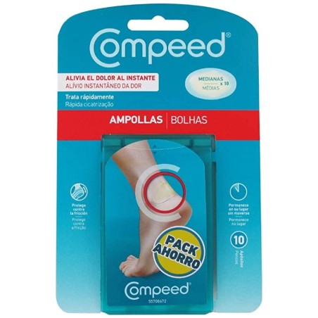 Compeed Ampollas Medianas (10 apósitos) | Farmacia Tuset