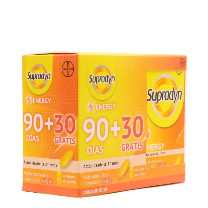 Supradyn Energy (90 comprimidos + 30 comprimidos gratis) | Farmacia Tuset