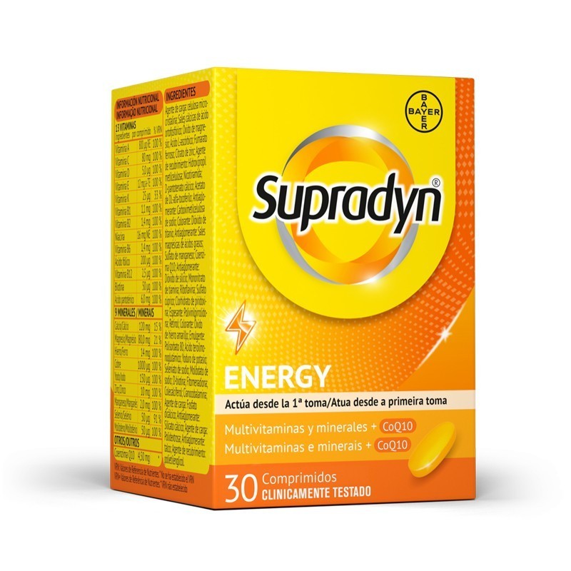 Supradyn Energy (30 comprimidos) | Farmacia Tuset