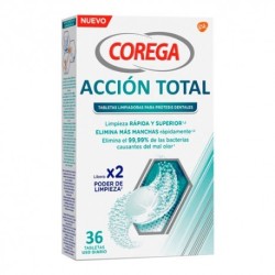 Corega Acción Total Tabletas Limpiadoras (36 tabl) | Farmacia Tuset