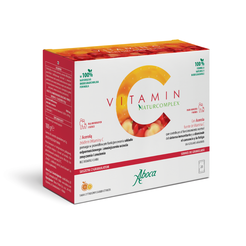 Aboca Vitamin C Naturcomplex (20 sobres) | Farmacia Tuset