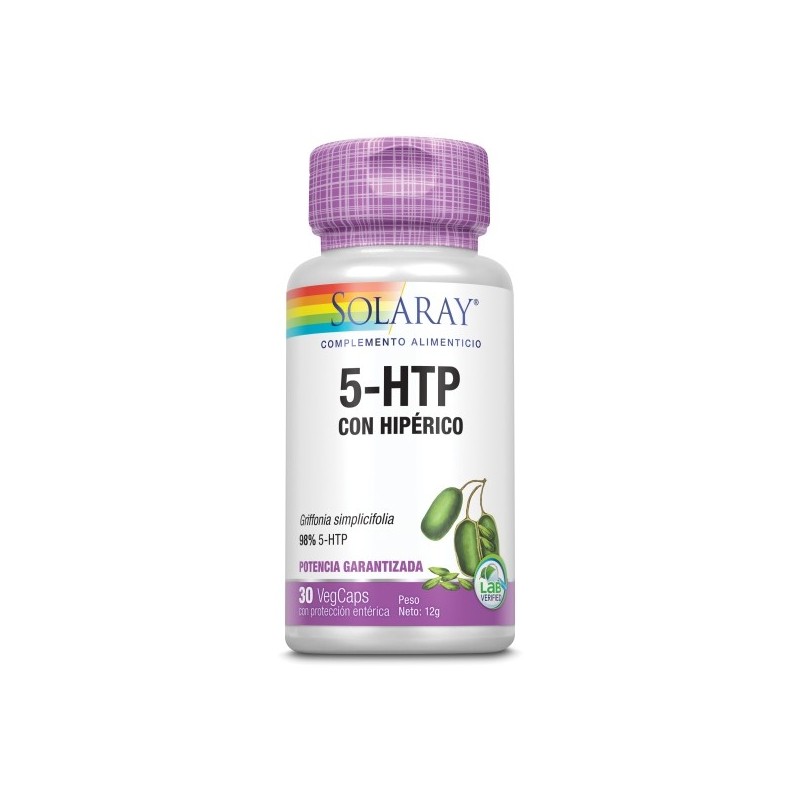 Solaray 5-HTP con Hipérico (30 cápsulas) | Farmacia Tuset