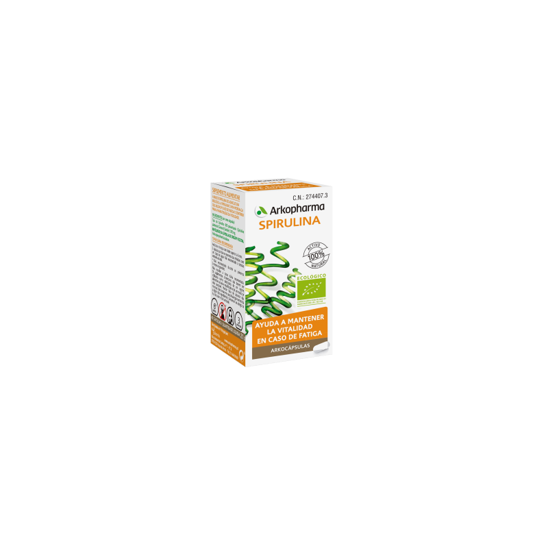 Arkopharma Arkocapsulas Spirulina BIO (45 cápsulas) | Farmacia Tuset