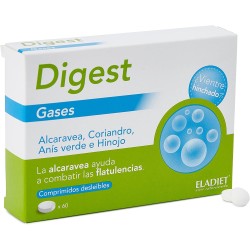 Eladiet Digest Gases (60 comprimidos) | Farmacia Tuset