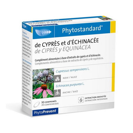 Pileje Phytostandard Ciprés y Equinácea (30 comp) | Farmacia Tuset