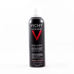 Vichy Homme Espuma de Afeitar Piel Sensible (200 ml) | Farmacia Tuset