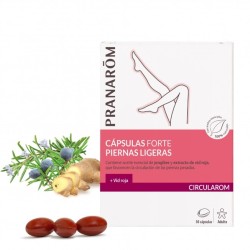 Pranarom Circularom Cápsulas Forte Piernas Ligeras (30 caps) | Farmacia Tuset