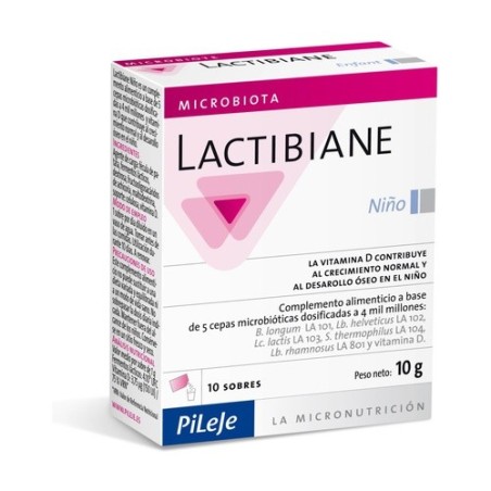 Pileje Lactibiane Enfant 10 sobres | Farmacia Tuset