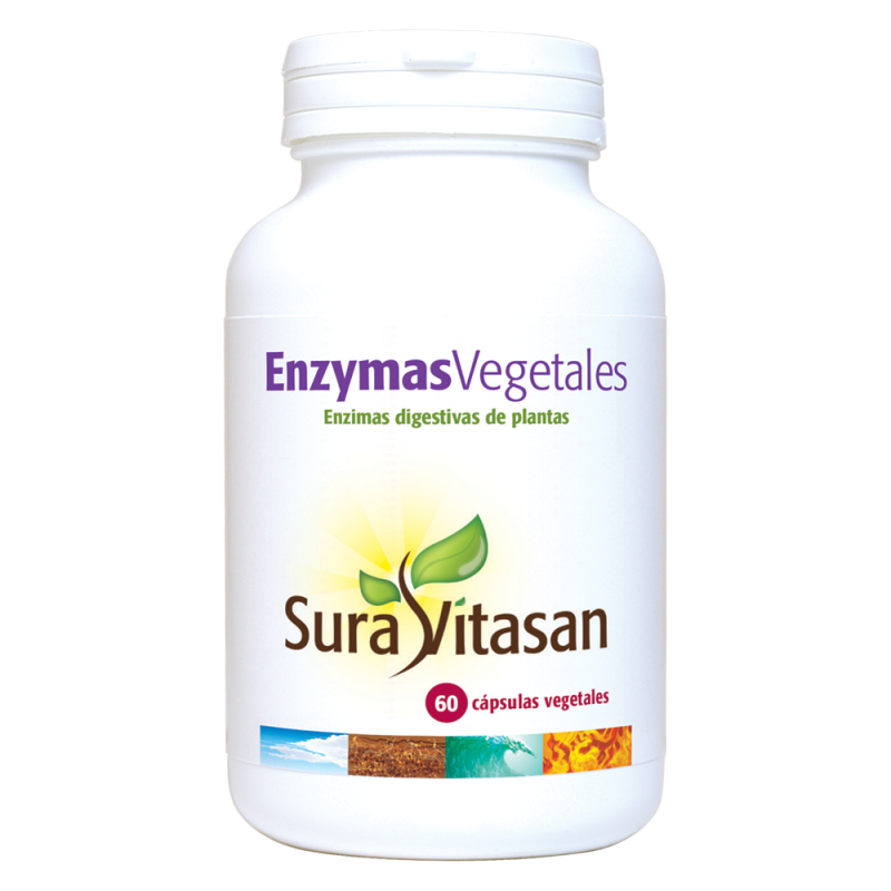 Sura Vitasan Enzymas Vegetales (60 cápsulas) | Farmacia Tuset