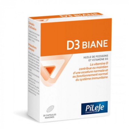 Pileje D3 Biane 1000UI (30 cápsulas) | Farmacia Tuset