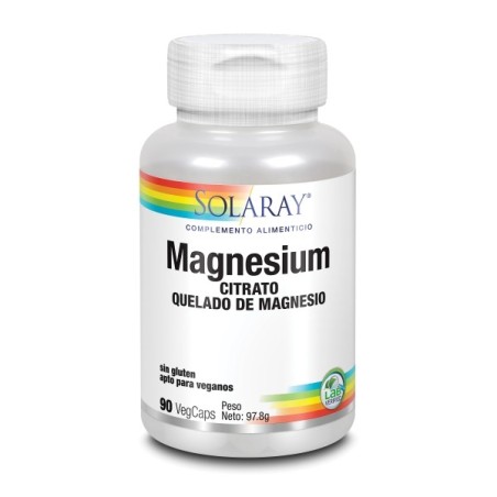 Solaray Magnesium Citrate (90 cápsulas) | Farmacia Tuset