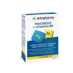 Arkopharma Magnesio + vitamina B6 30 cápsulas | Farmacia Tuset