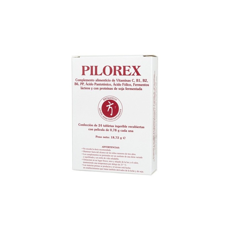 Bromatech Pilorex (24 comprimidos) | Farmacia Tuset