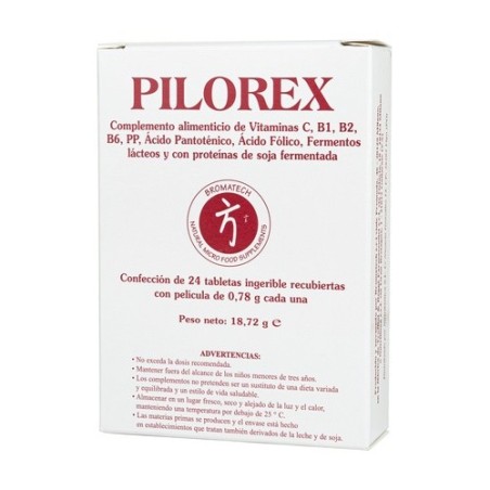 Bromatech Pilorex (24 comprimidos) | Farmacia Tuset