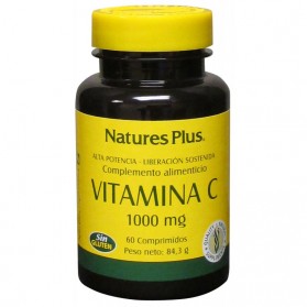Natures Plus Vitamina C 1000 mg (60 comp) | Farmacia Tuset
