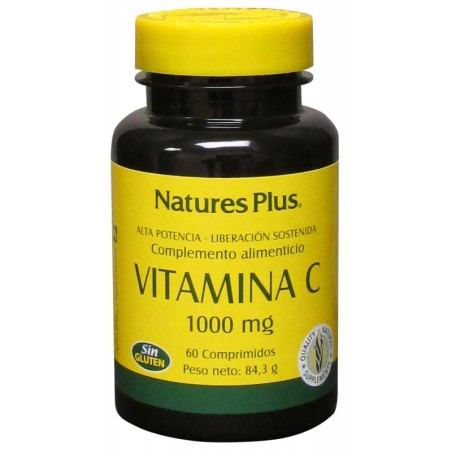 Natures Plus Vitamina C 1000 mg (60 comp) | Farmacia Tuset