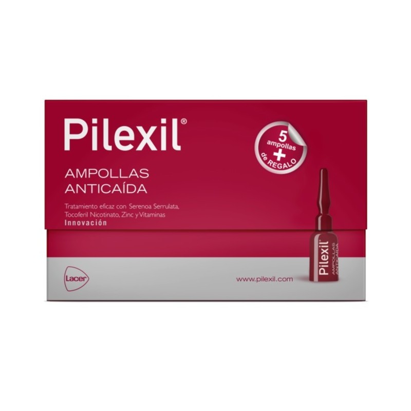 Pilexil Ampollas Anticaída (15 ampollas + REGALO) | Farmacia Tuset