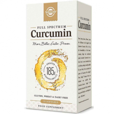 Solgar Full Spectrum Curcumin (30 perlas) | Farmacia Tuset