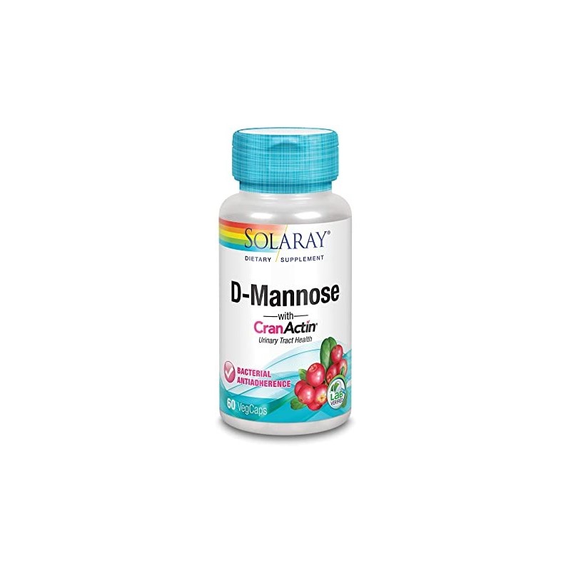 Solaray D-Mannose + CranActin (60 caps) | Farmacia Tuset