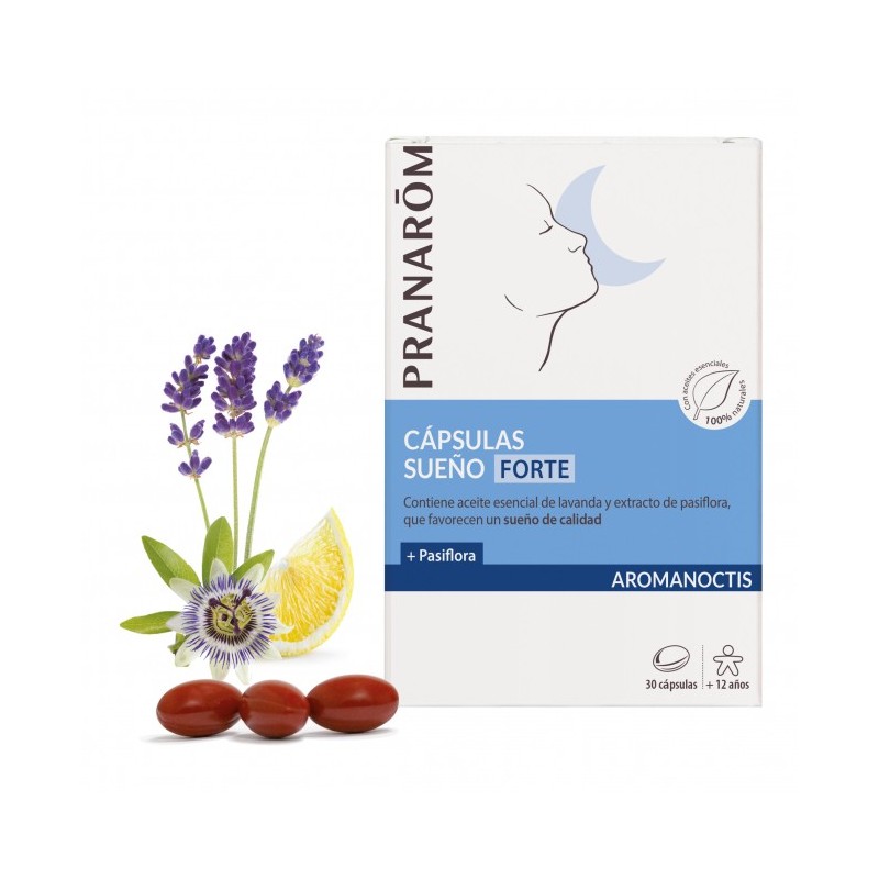 Pranarom Aromanoctis Cápsulas Sueño Forte (30 caps) | Farmacia Tuset