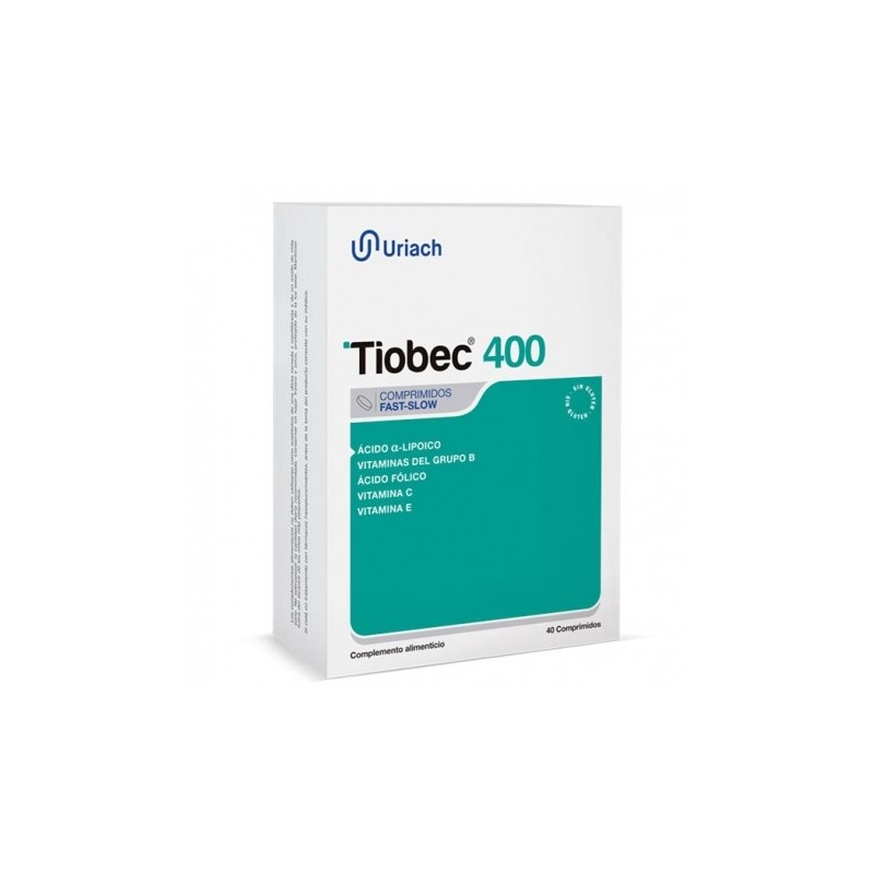 Tiobec 400 (40 coprimidos) | Farmacia Tuset