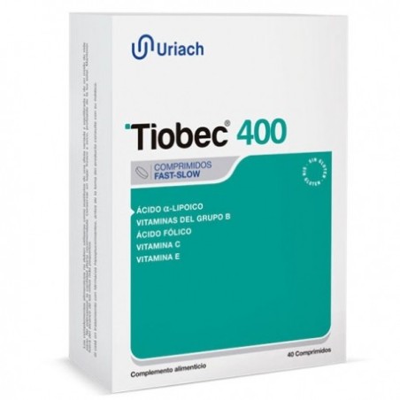 Tiobec 400 (40 coprimidos) | Farmacia Tuset