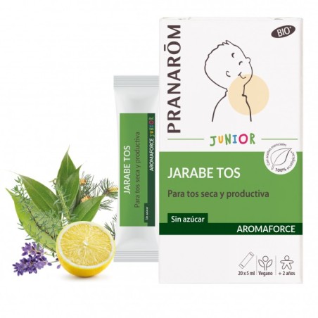 Aromaforce Junior Jarabe tos  20 sobres de 5ml | Farmacia Tuset