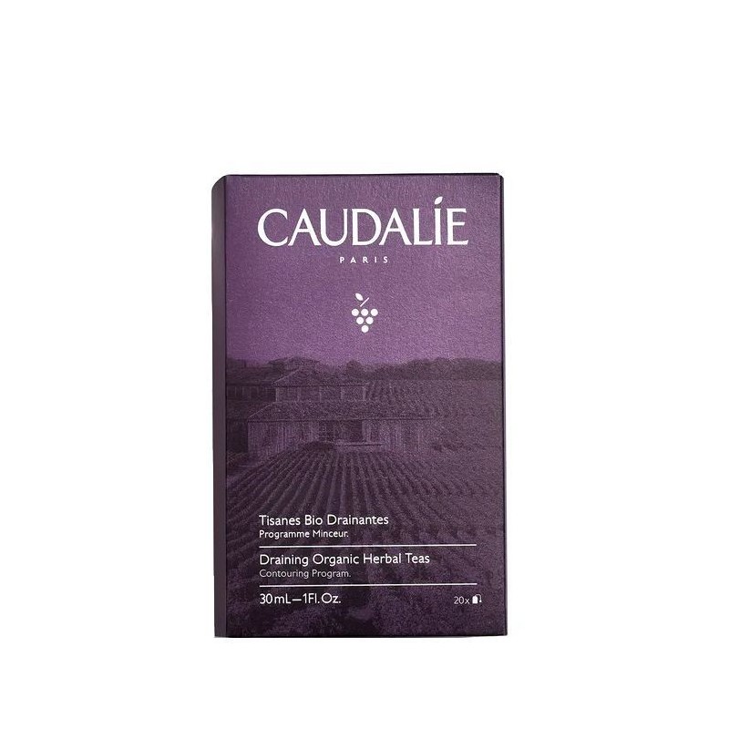 Caudalie Vinosculpt  tisanas bio drenantes 20 sobres | Farmacia Tuset