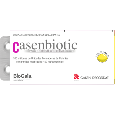 Casenbiotic Limón (30 comprimidos masticables) | Farmacia Tuset