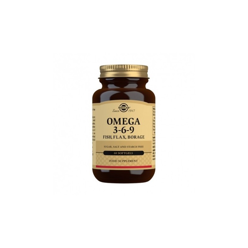 Solgar Omega 3-6-9 (60 cápsulas) | Farmacia Tuset