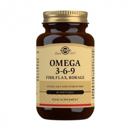 Solgar Omega 3-6-9 (60 cápsulas) | Farmacia Tuset