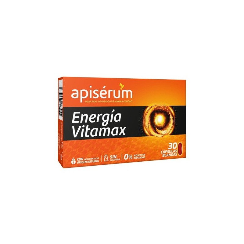 Apiserum Energia Vitamax 30 cápsulas/ Farmacia Tuset