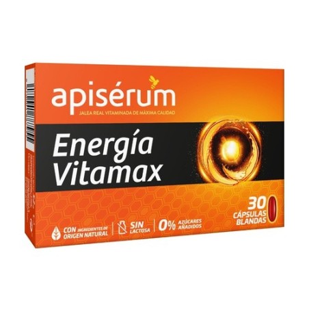 Apiserum Energia Vitamax 30 cápsulas/ Farmacia Tuset