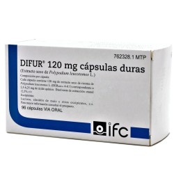 Difur 120mg (96 cápsulas) | Farmacia Tuset