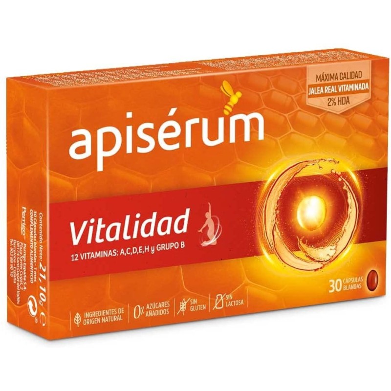 Apiserum Vitalidad 30 cápsulas | Farmacia Tuset