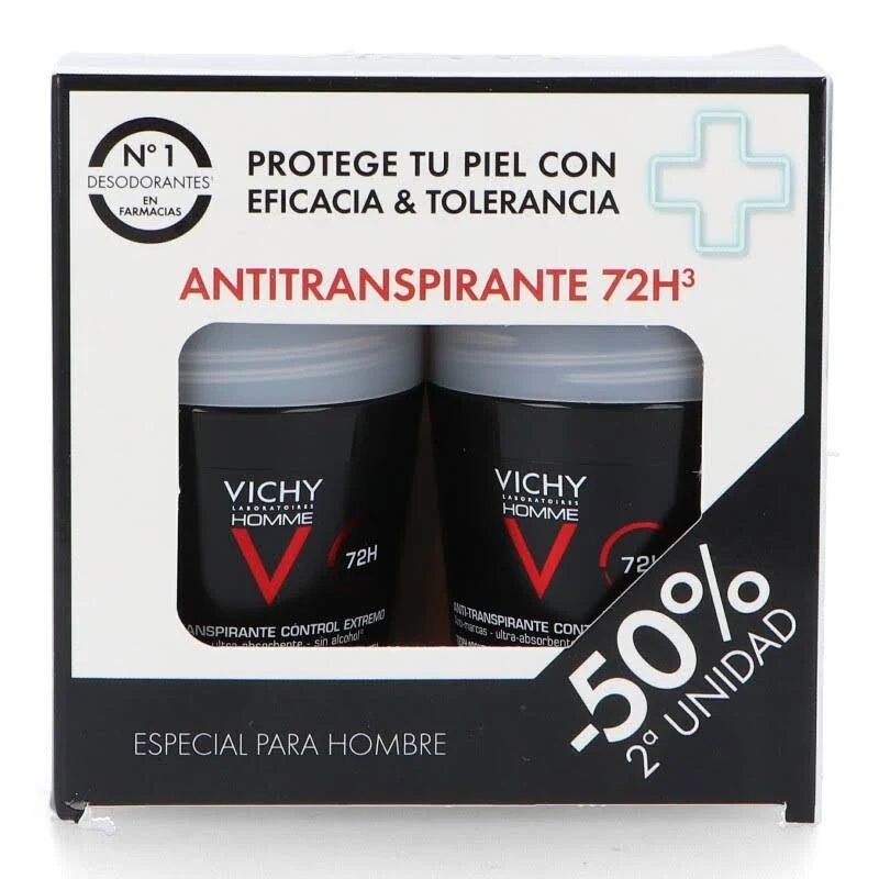 Vichy antitranspirante 72Horas para hombre | Farmacia Tuset