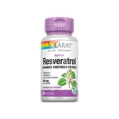 Solaray Super Resveratrol 30 cápsulas | Farmacia Tuset